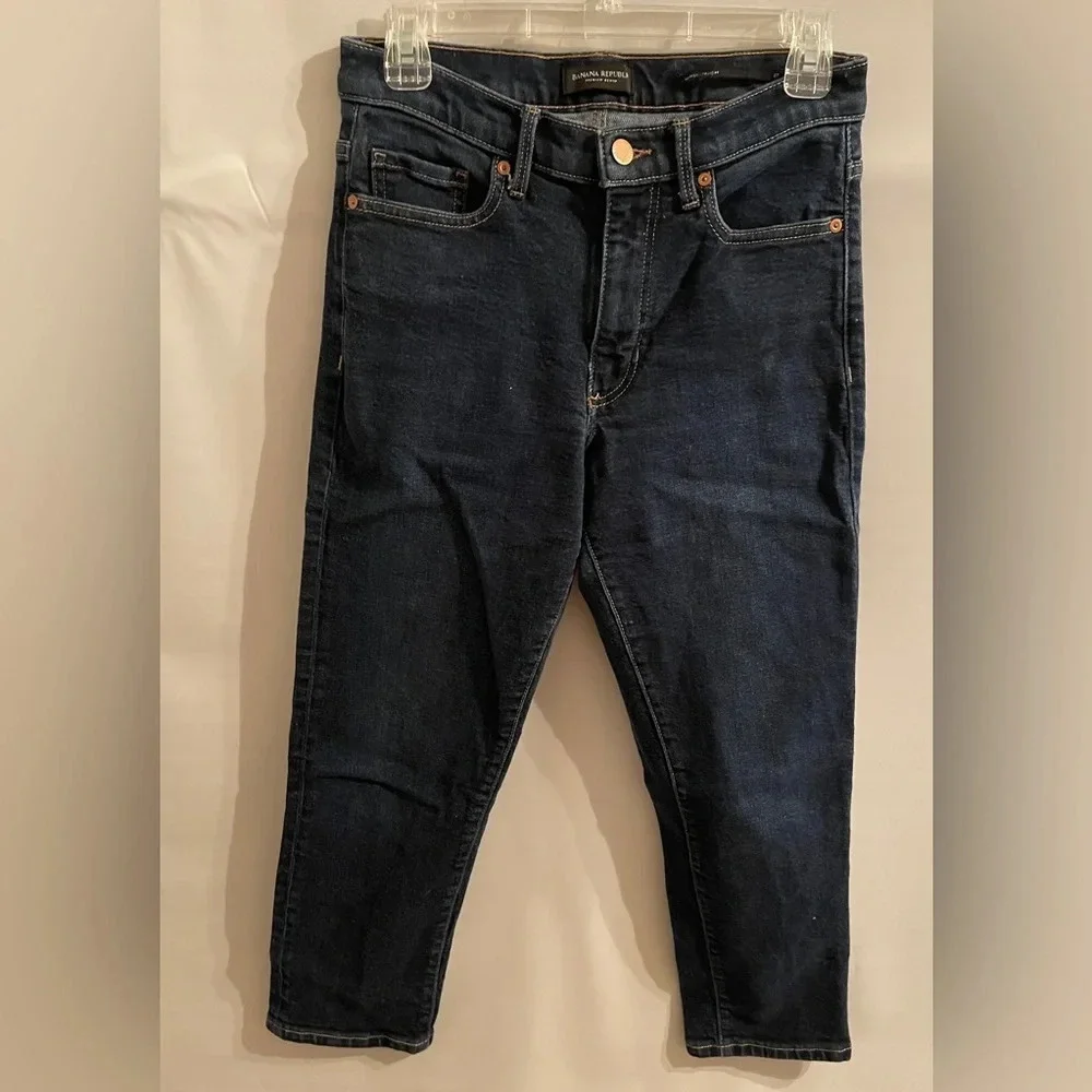 Banana Republic Mid Rise Straight Jeans - Picture 2 of 4